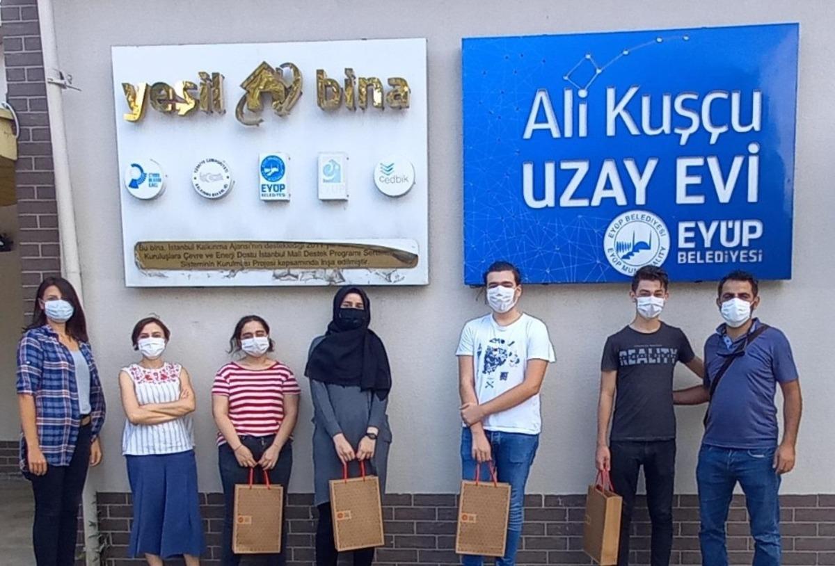Ali Kuş&ccedil;u Uzay Evi ve Robot Okulu &ouml;ğrencilerinden gururlandıran başarı