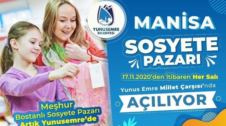 Manisa Sosyete Pazarı Yunusemre’de açılıyor