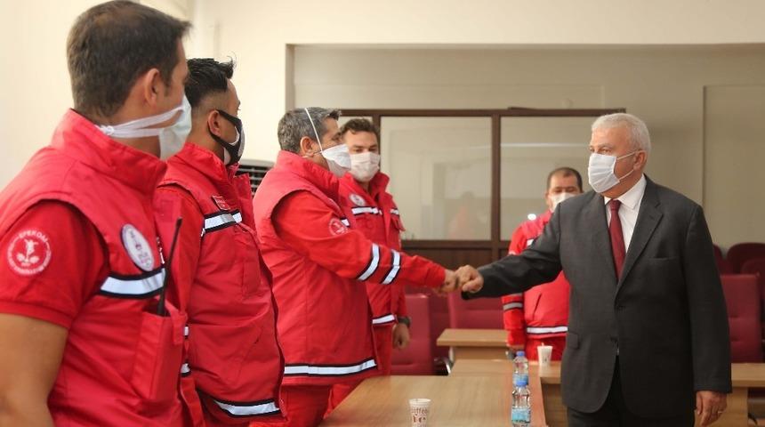 Deprem profesöründen Başkan Atay’a teşekkür