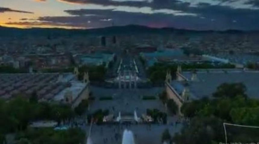 Hyperlapse G&ouml;r&uuml;nt&uuml;ler ile Barcelona'nın Bir G&uuml;n&uuml;