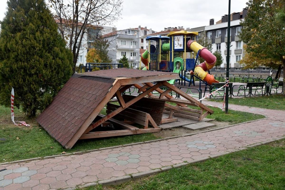 Magandaların zarar verdiği kamelya onarıldı
