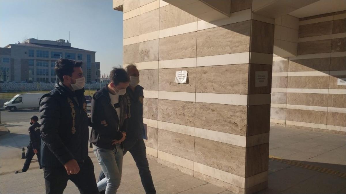 Apartmanlardan ayakkabı &ccedil;alan hırsız yakalandı