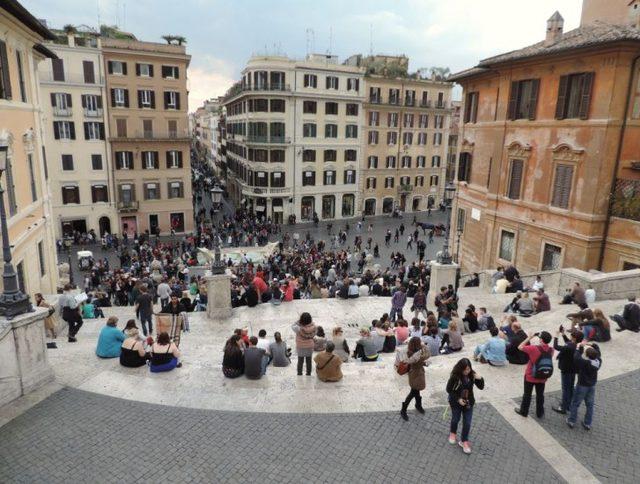 Sokakları Dondurma Külahı Kokan Şehir Roma 6