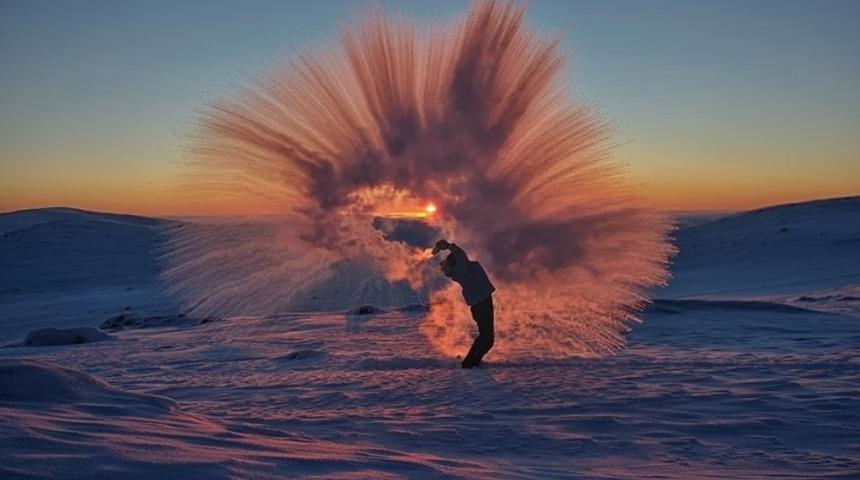 Kutup Dairesi Yakınlarında G&uuml;ndoğumunda Eksi 40 Derece