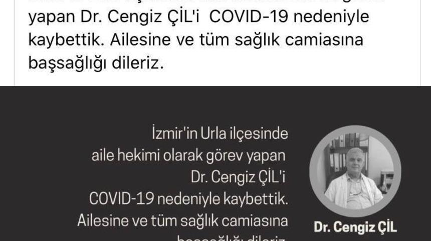 İzmir’de aile hekimi korona virüse yenik düştü