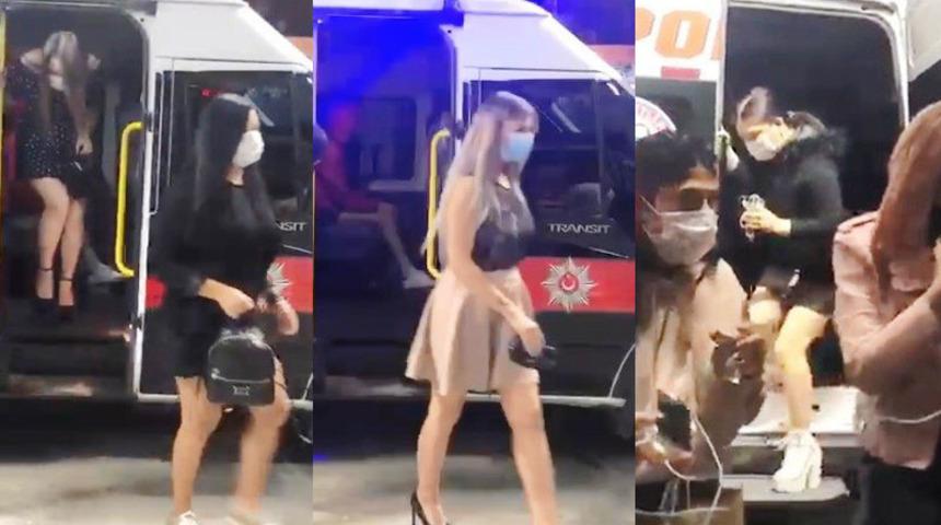 Aydın'da izinsiz &ccedil;alışan 8 yabancı uyruklu kadın yakalandı