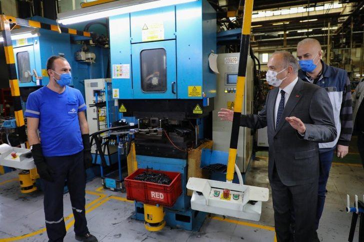 Başkan Özlü Standart Profil fabrikasında incelemelerde bulundu G3