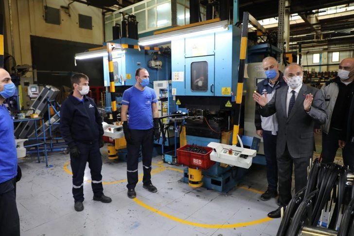 Başkan Özlü Standart Profil fabrikasında incelemelerde bulundu G4