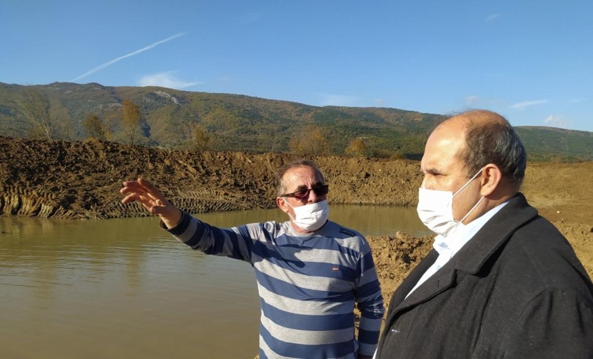 Kaymakam &Uuml;nal mera ıslah &ccedil;alışmalarını yerinde inceledi