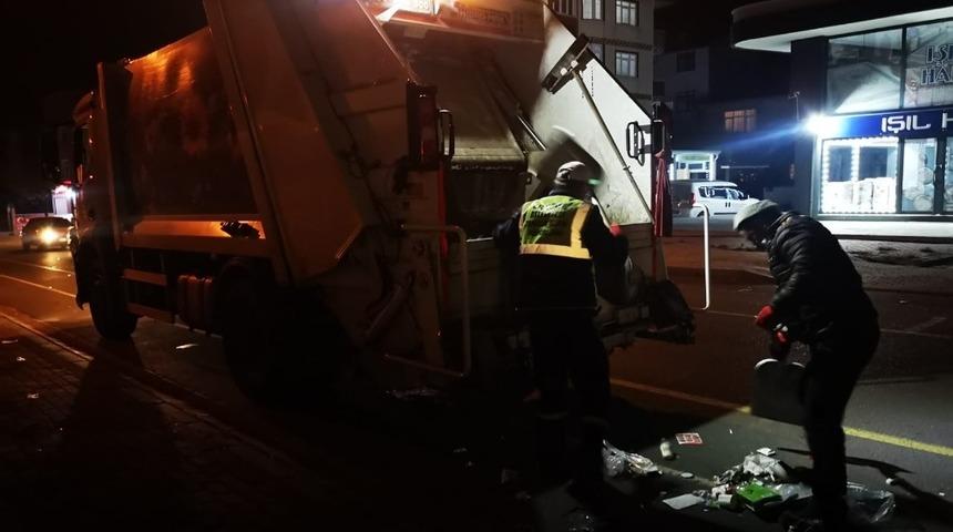 Semt pazarlarında gece temizliği