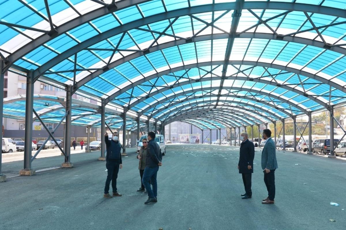 S&uuml;leymanpaşa&rsquo;nın ilk kapalı pazaryeri y&uuml;kseliyor