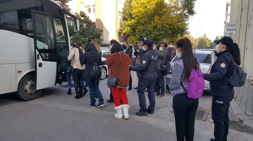 Yalova merkezli fuhuş operasyonunda, 34 kişi adliyede