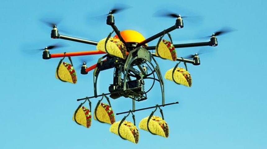 Yemek Siparişlerinizi Drone Getirsin İster Miydiniz?