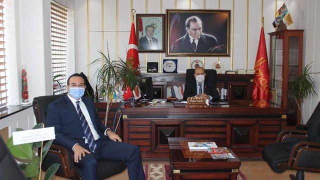 Kaymakam Ünal’a Gölpazarı Kaymakamı Şahin’den ziyaret