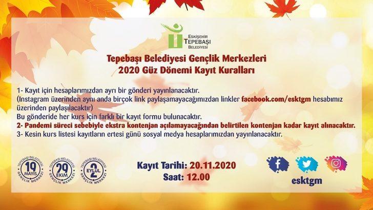 Güz dönemi için kayıtlar başlıyor G2