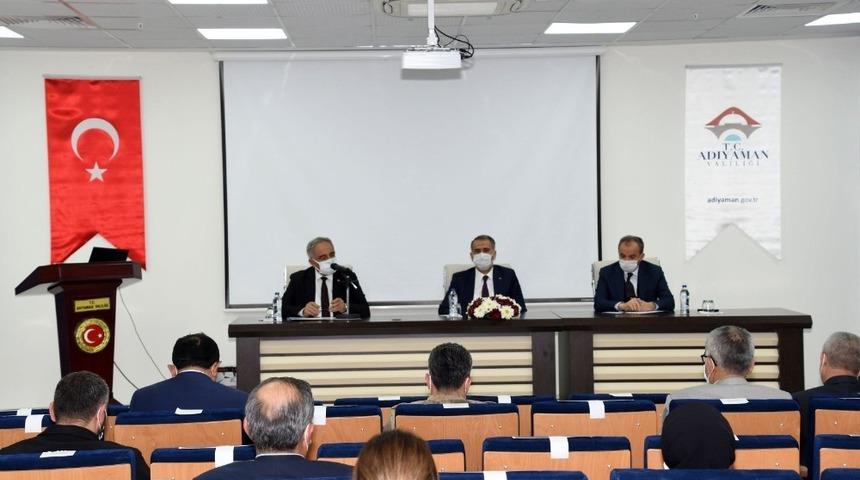 Adıyaman Afet M&uuml;dahale Planı toplantısı yapıldı