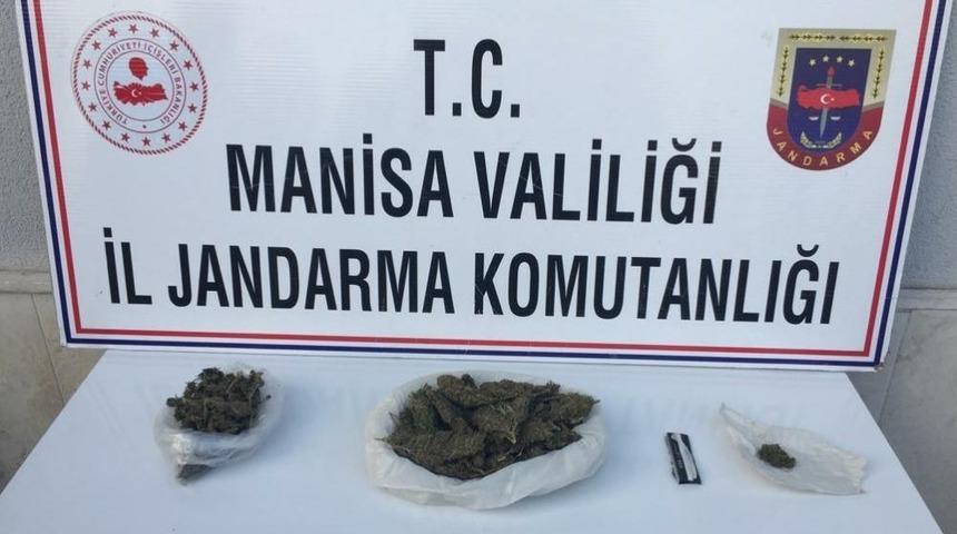 Salihli&rsquo;de esrar operasyonu