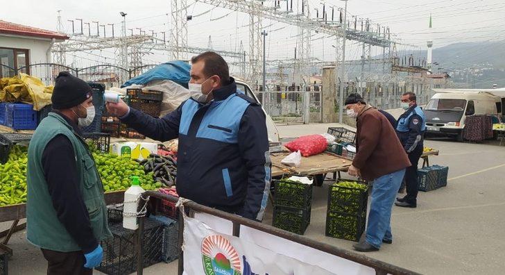 Pazar yerlerinde korona önlemleri artırıldı G4