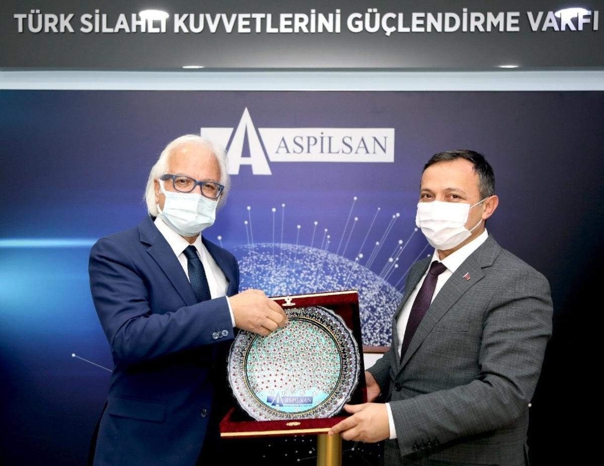 ER&Uuml; Rekt&ouml;r&uuml; &Ccedil;alış, ASPİLSAN&rsquo;ı Ziyaret Etti