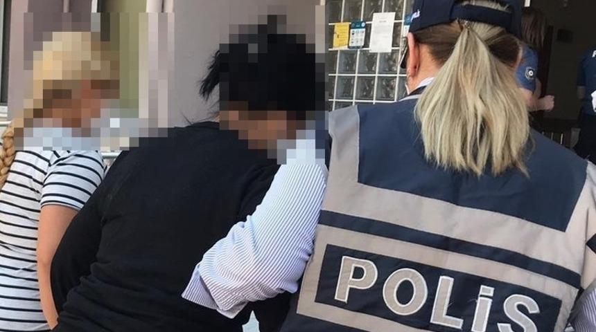 Yankesici iki kadın yakalandı