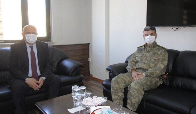 Garnizon Komutanı Tunoğlu’ndan Başkan Pekmezci’ye ziyaret