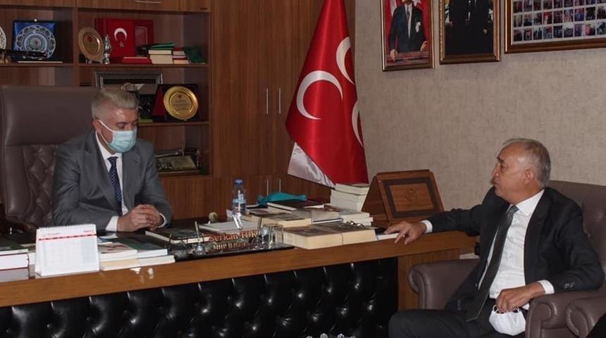 Musa Soykarcı, Serkan Tok&rsquo;u ziyaret etti