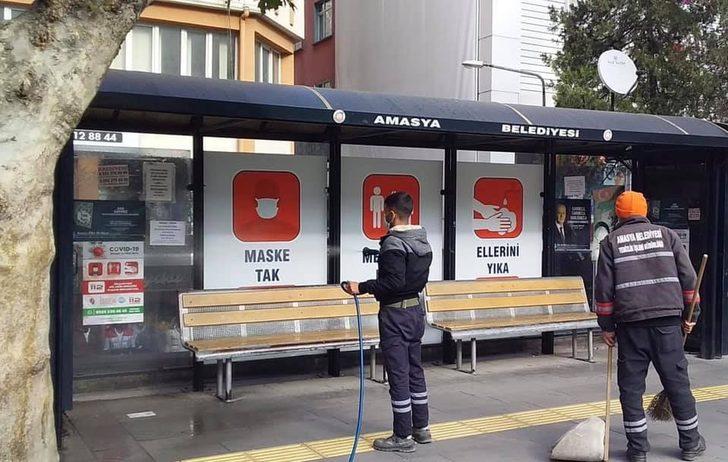 Amasya dezenfekte ediliyor G1