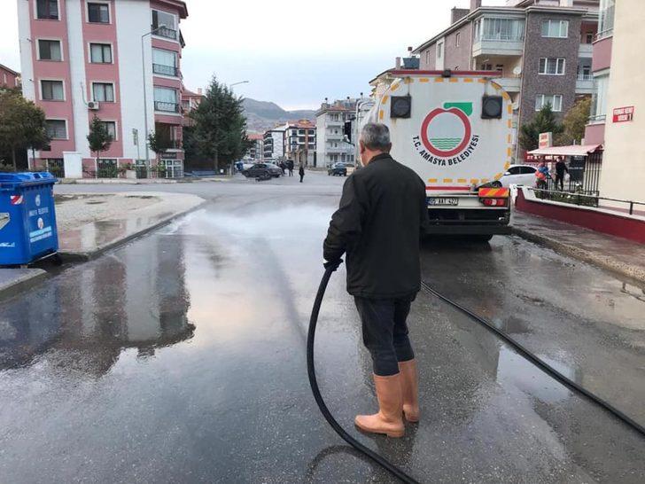 Amasya dezenfekte ediliyor G2