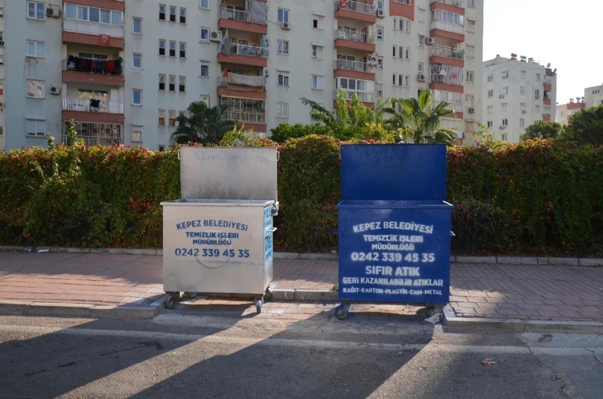 Kepez&rsquo;de atıklarda ikili toplama sistemine ge&ccedil;ildi