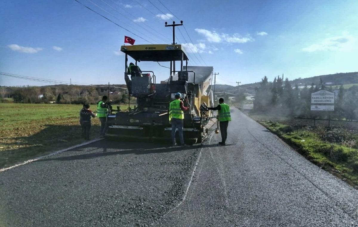 Gebze&rsquo;de asfalt ve parke &ccedil;alışmaları s&uuml;r&uuml;yor