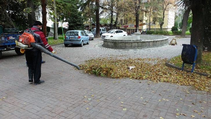 Temizlik ekiplerinin “yaprak" mesaisi kolaylaştı G3