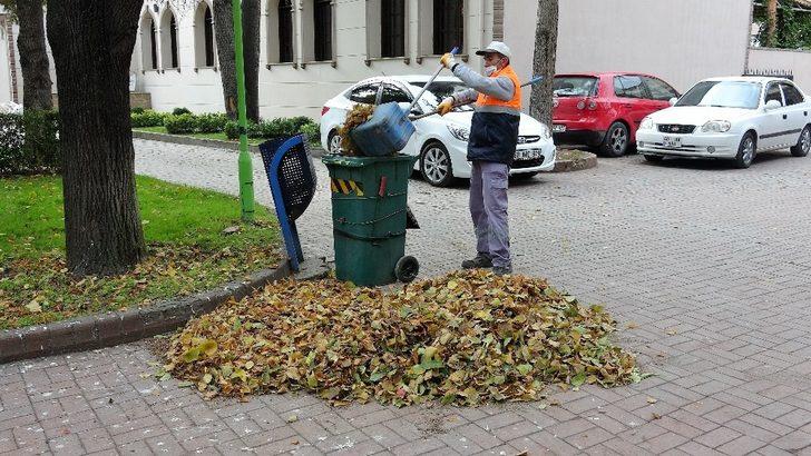 Temizlik ekiplerinin “yaprak" mesaisi kolaylaştı G4