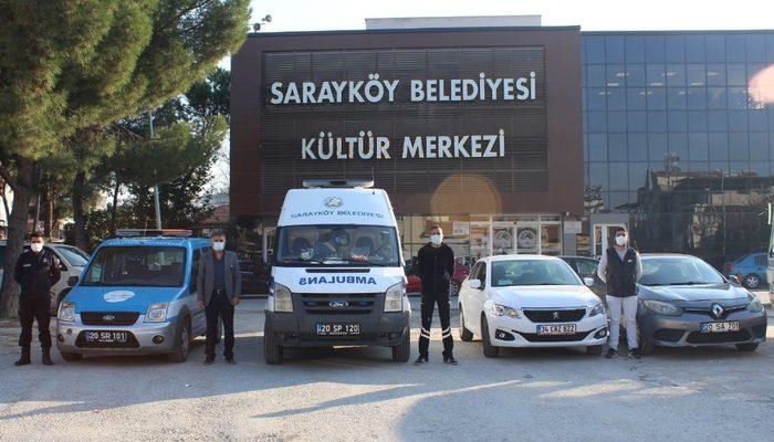 Sarayköy’de filyasyon ekiplerine araç ve personel desteği