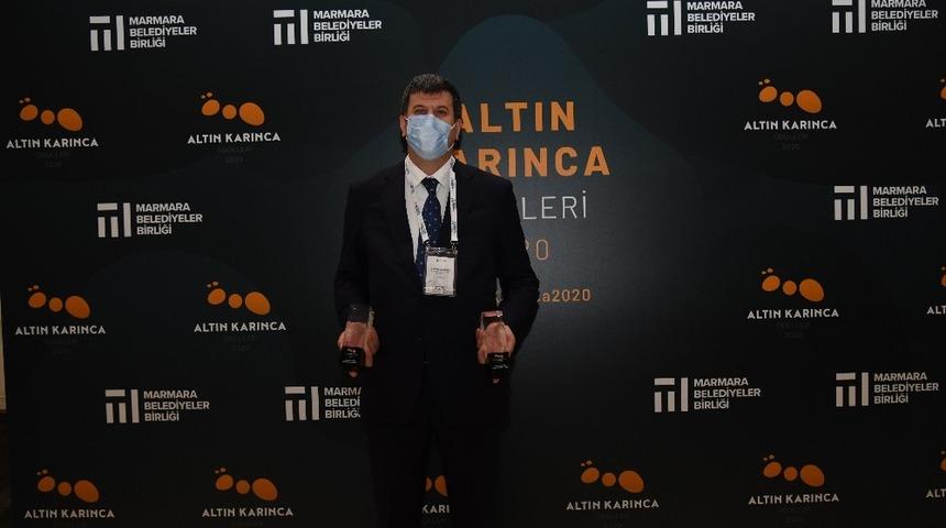 Kadık&ouml;y Belediyesi&rsquo;nin &lsquo;Sinematek&rsquo; ve &lsquo;Anlat Kadık&ouml;y&rsquo; projelerine Altın Karınca &Ouml;d&uuml;l&uuml;