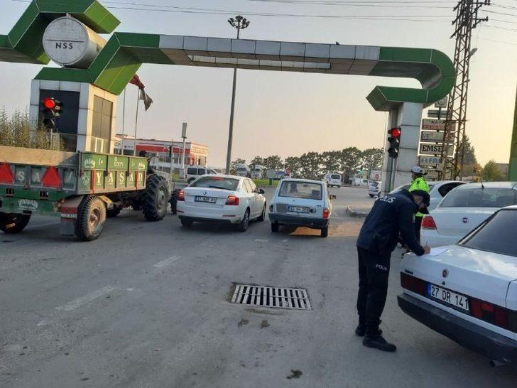 Trafik denetimlerinde 167 sürücüye ceza G1