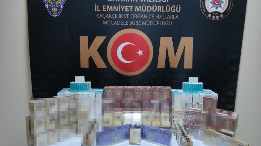 Batman&rsquo;da g&uuml;mr&uuml;k ka&ccedil;ağı t&uuml;t&uuml;n &uuml;r&uuml;nleri ele ge&ccedil;irildi