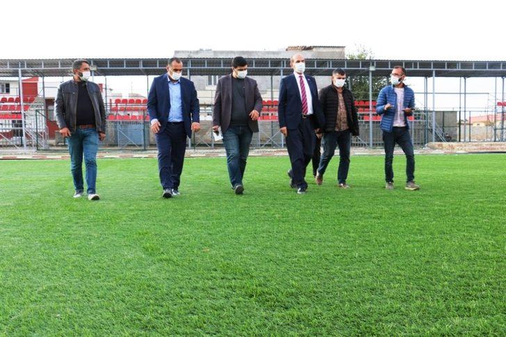 Sentetik çim saha ve tribünler hizmete girdi G4