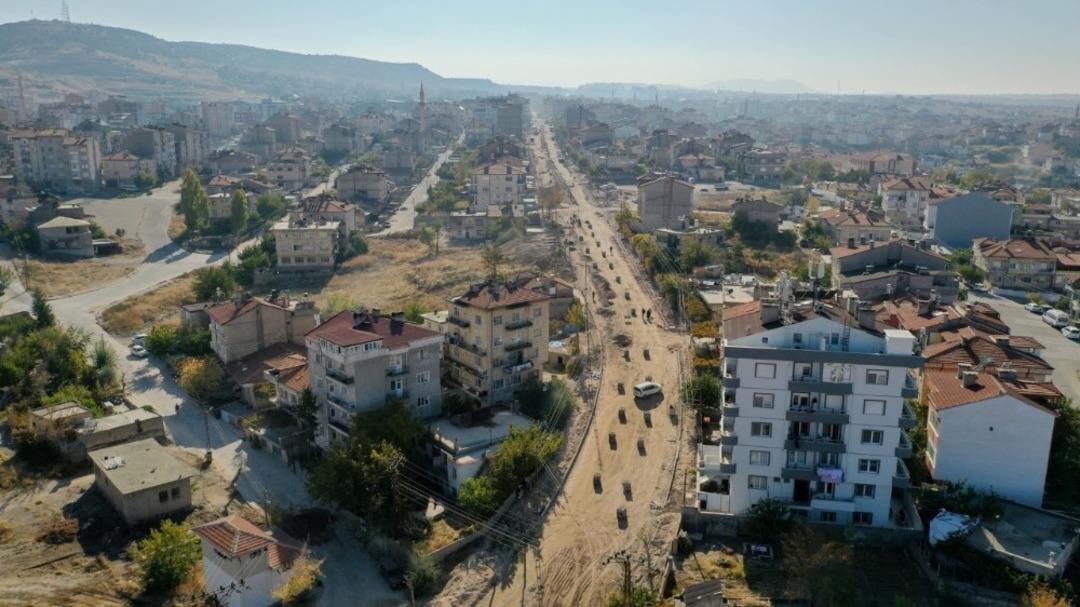 Yunus Emre Caddesinde altyapı &ccedil;alışmaları sona erdi