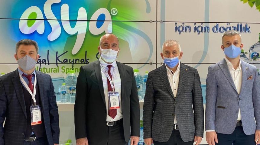 DTSO Başkanı Şahin fuarda D&uuml;zce firmalarına desek verdi