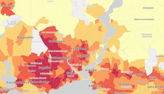 İstanbul'un 'koronavirüs kırılganlık haritası' çıkarıldı! İşte en riskli mahalleler
