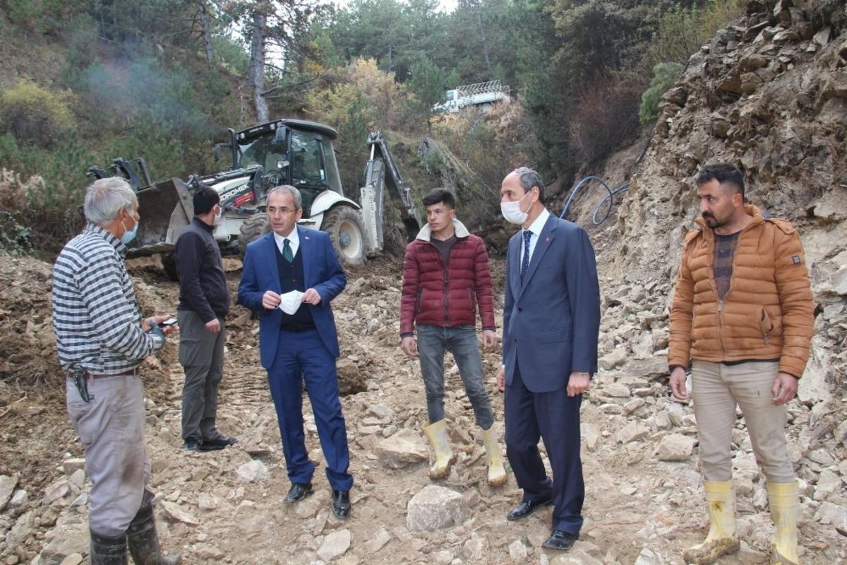 Tosya&rsquo;da bir k&ouml;y&uuml;n daha i&ccedil;me suyu sorunu &ccedil;&ouml;z&uuml;l&uuml;yor