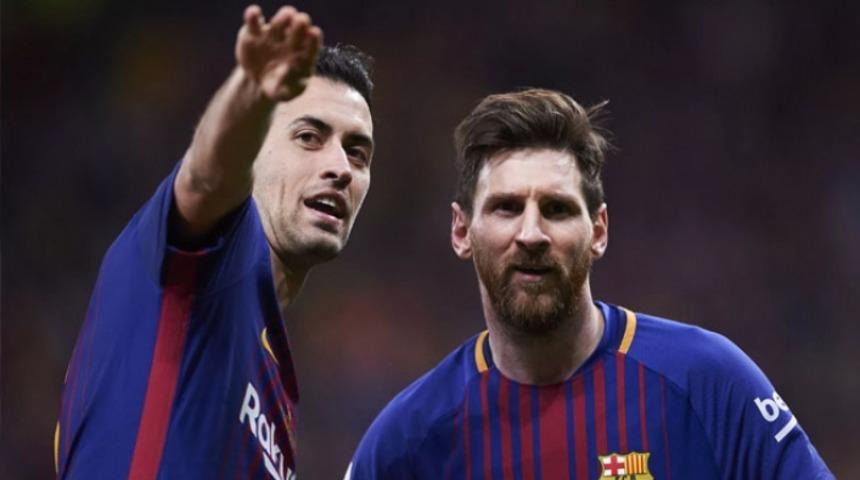 Barcelona'da Busquets, Atletico Madrid ma&ccedil;ında yok