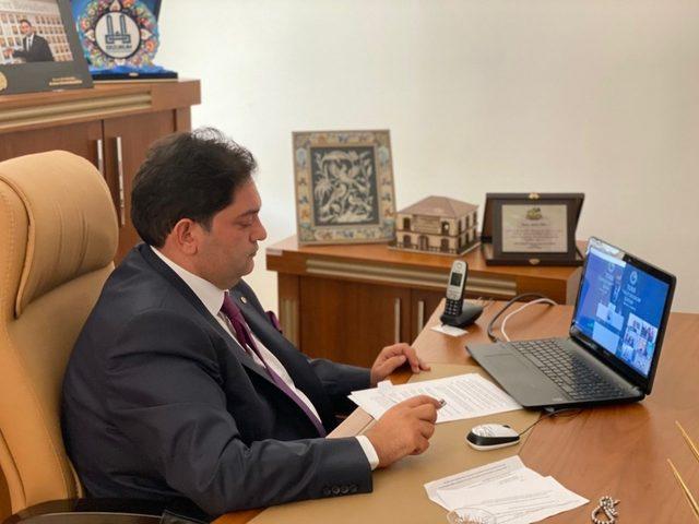 Doğu Anadolu B&ouml;lgesinin sorunları ETB Başkanı Hakan Oral tarafından Cumhurbaşkanı  Erdoğan&rsquo;a aktarıldı 1