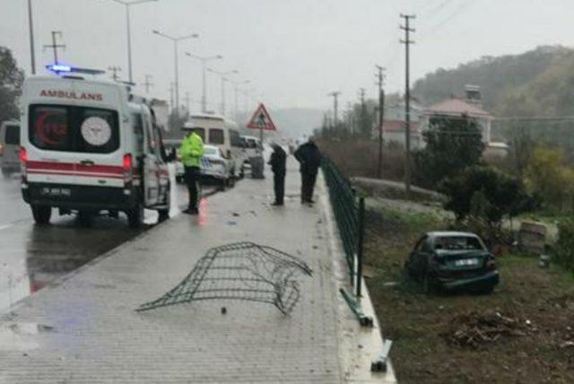 Samsun’da trafik kazası: 2 yaralı