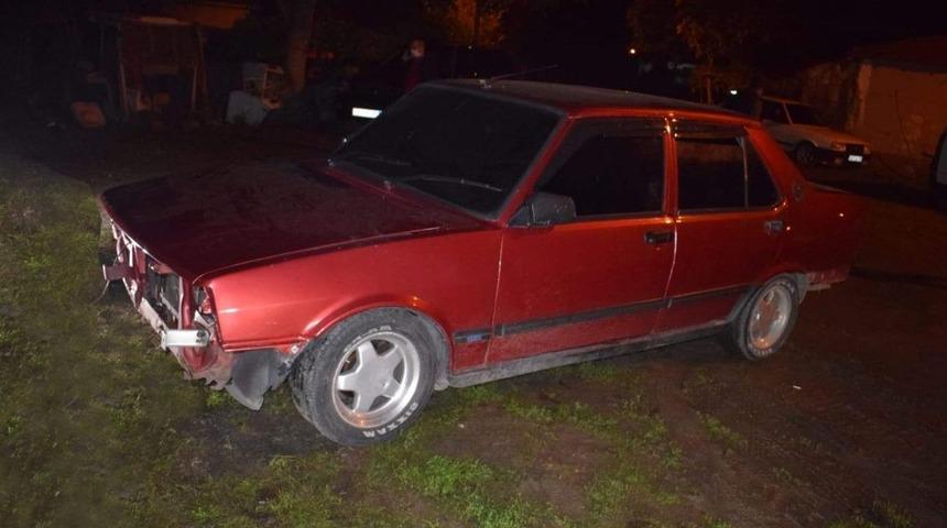 Bafra&rsquo;da &ccedil;alınan otomobil bulundu