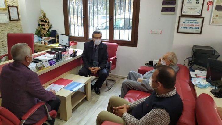 Kaymakam Yücel, Emlak Müşavirleri Derneği’ni ziyaret etti G3