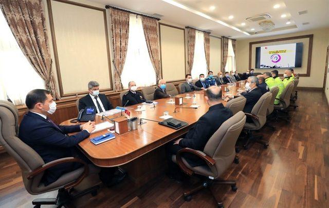 Amasya’da kışın uygulanacak trafik tedbirleri masaya yatırıldı