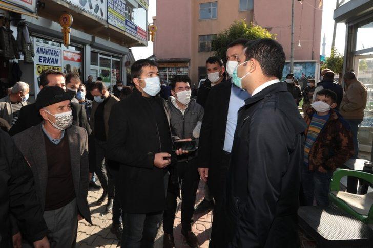 Kaymakam Aslan esnafı dinledi, gençlerle bir araya geldi G3