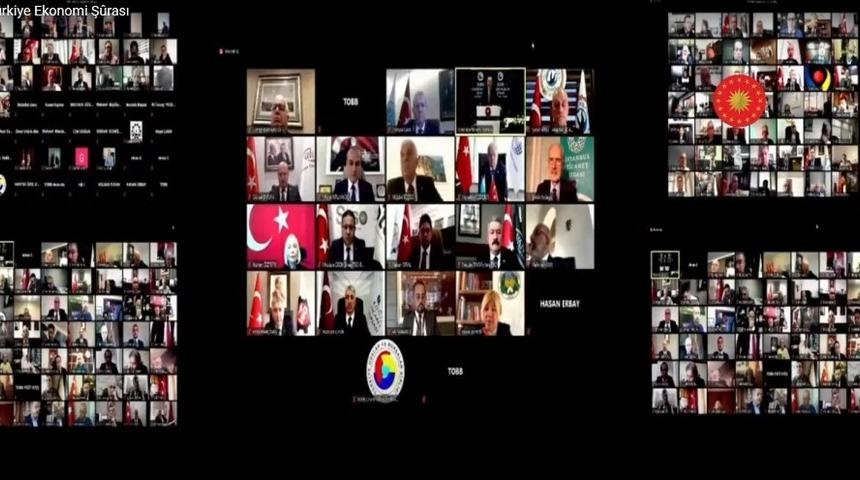 ATB Başkanları, TOBB T&uuml;rkiye Ekonomi Şurası&rsquo;na online katıldı