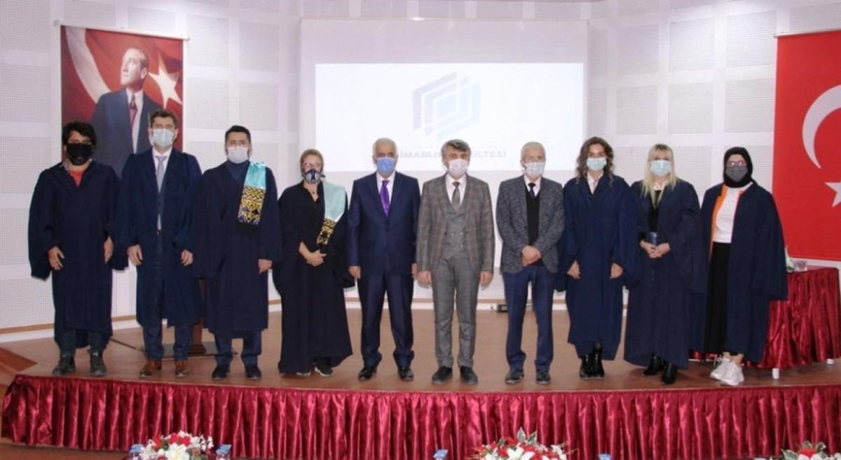 DP&Uuml; Mimarlık Fak&uuml;ltesinde Akademik Y&uuml;kseltme T&ouml;reni